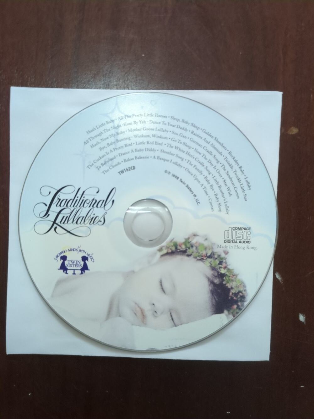 Growing Minds With Music: Lullabies Audio CD Twin Sisters Productions disc only